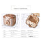 3D Wooden Jewelry Case Mechanical Puzzles Assembling Building Constructor Blocks Model Ring Necklace Code Password Safe Box DIY