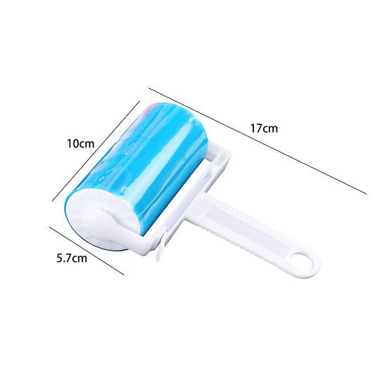 Washable Clothes Hair Sticky Roller Reusable Portable Home Clean Pet Hair Remover Sticky Roller Carpet Bed Sofa Dust Collector