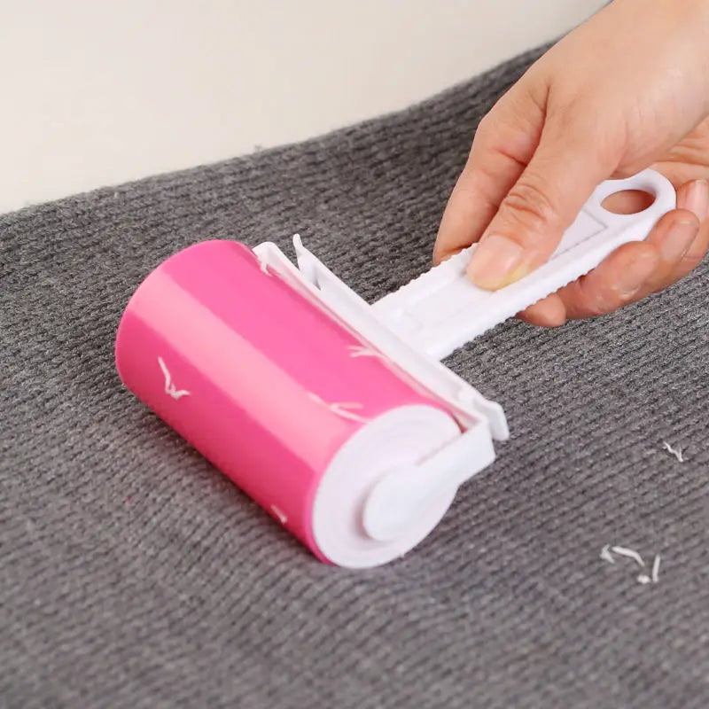 Washable Clothes Hair Sticky Roller Reusable Portable Home Clean Pet Hair Remover Sticky Roller Carpet Bed Sofa Dust Collector